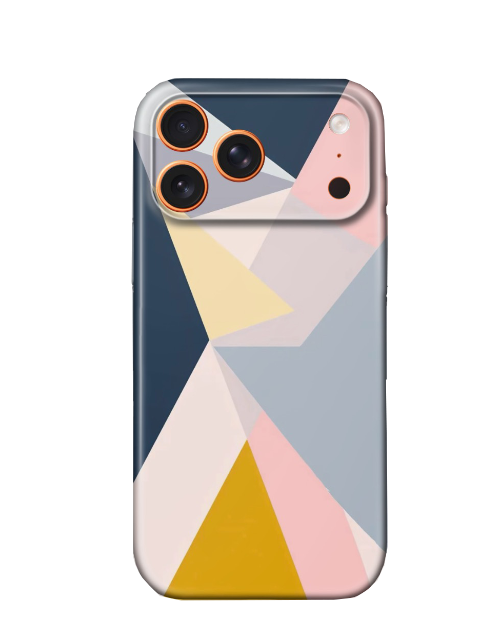 For iPhone 17 Pro Slim Lightweight Protective Case,ABSTriangles Pattern