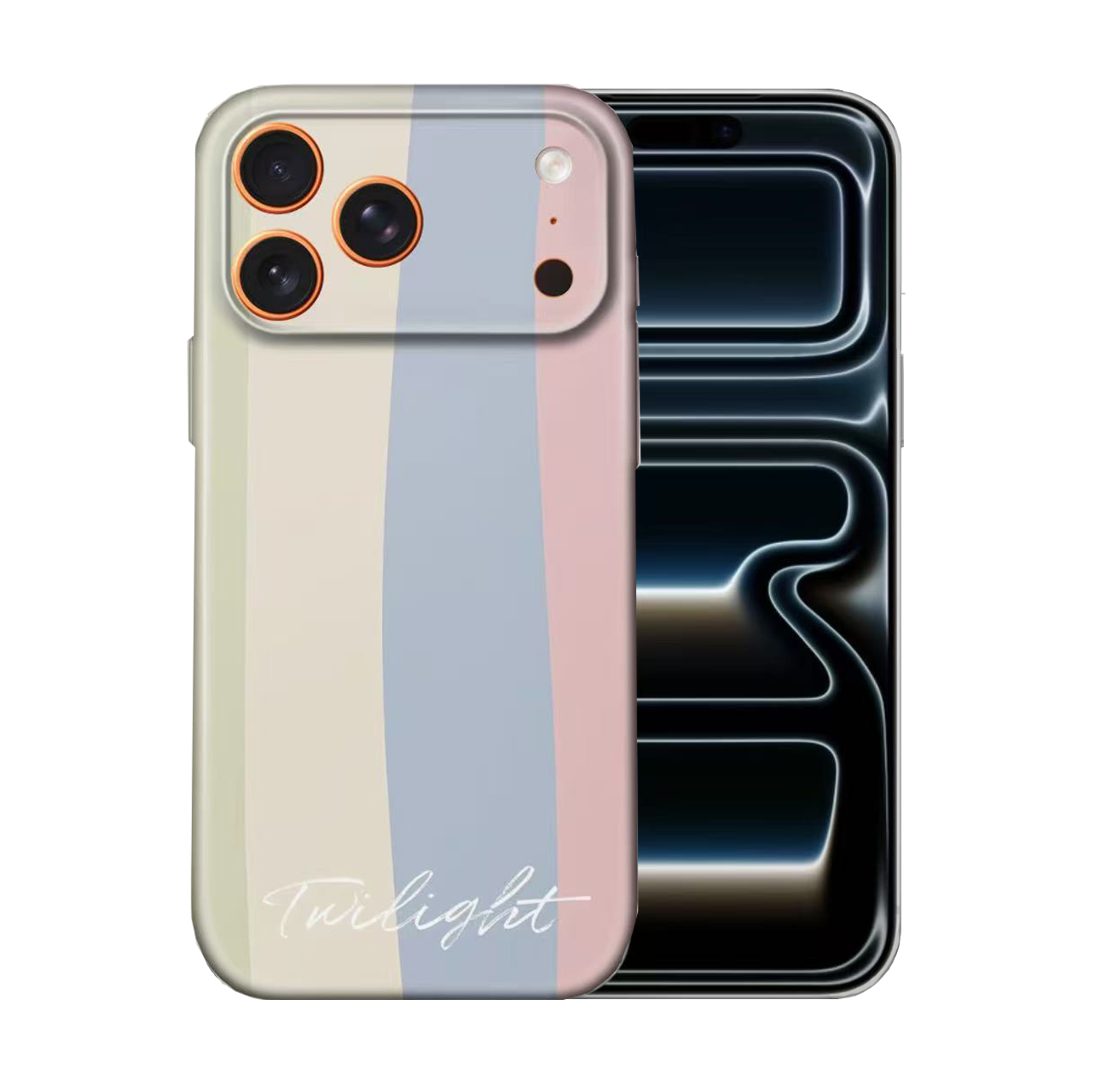 For iPhone 17 Pro Max Slim Case with Camera Lens Protection,Twilight Pattern