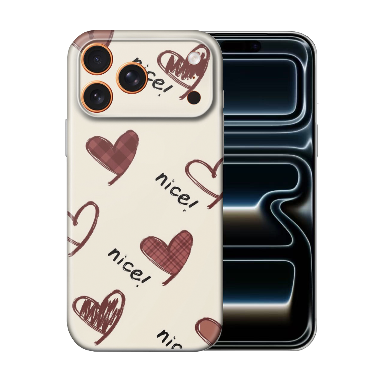For iPhone 17 Pro Max Slim Case with Camera Lens Protection,Good-Mood Pattern