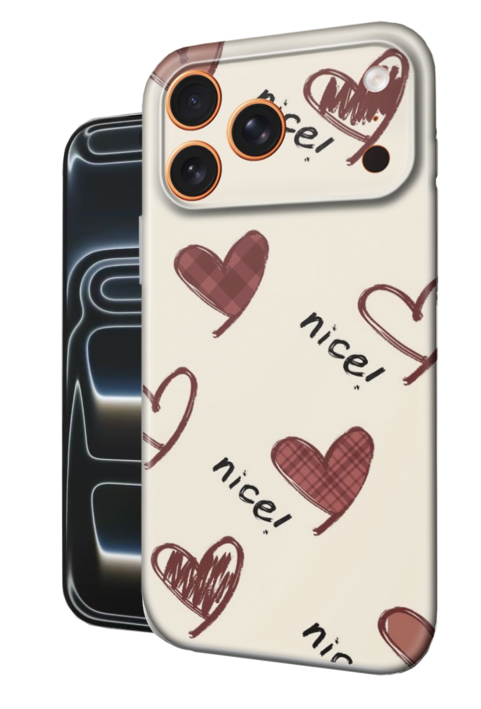 For iPhone 17 Pro Max Slim Case with Camera Lens Protection,Good-Mood Pattern