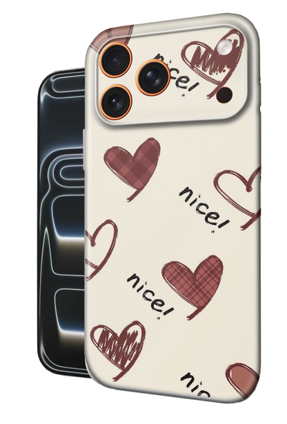 For iPhone 17 Pro Max Slim Case with Camera Lens Protection,Good-Mood Pattern