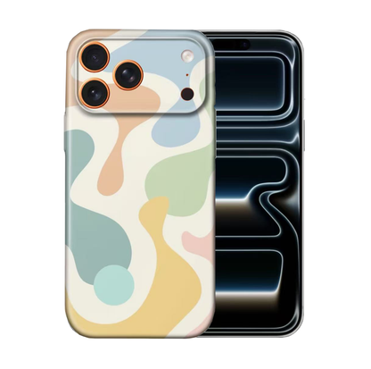 For iPhone 17 Pro Slim Case with Camera Lens Protection,Colourflow Pattern