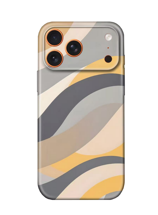 For iPhone 17 Pro Max Slim Case with Camera Lens Protection,Likegrey Pattern