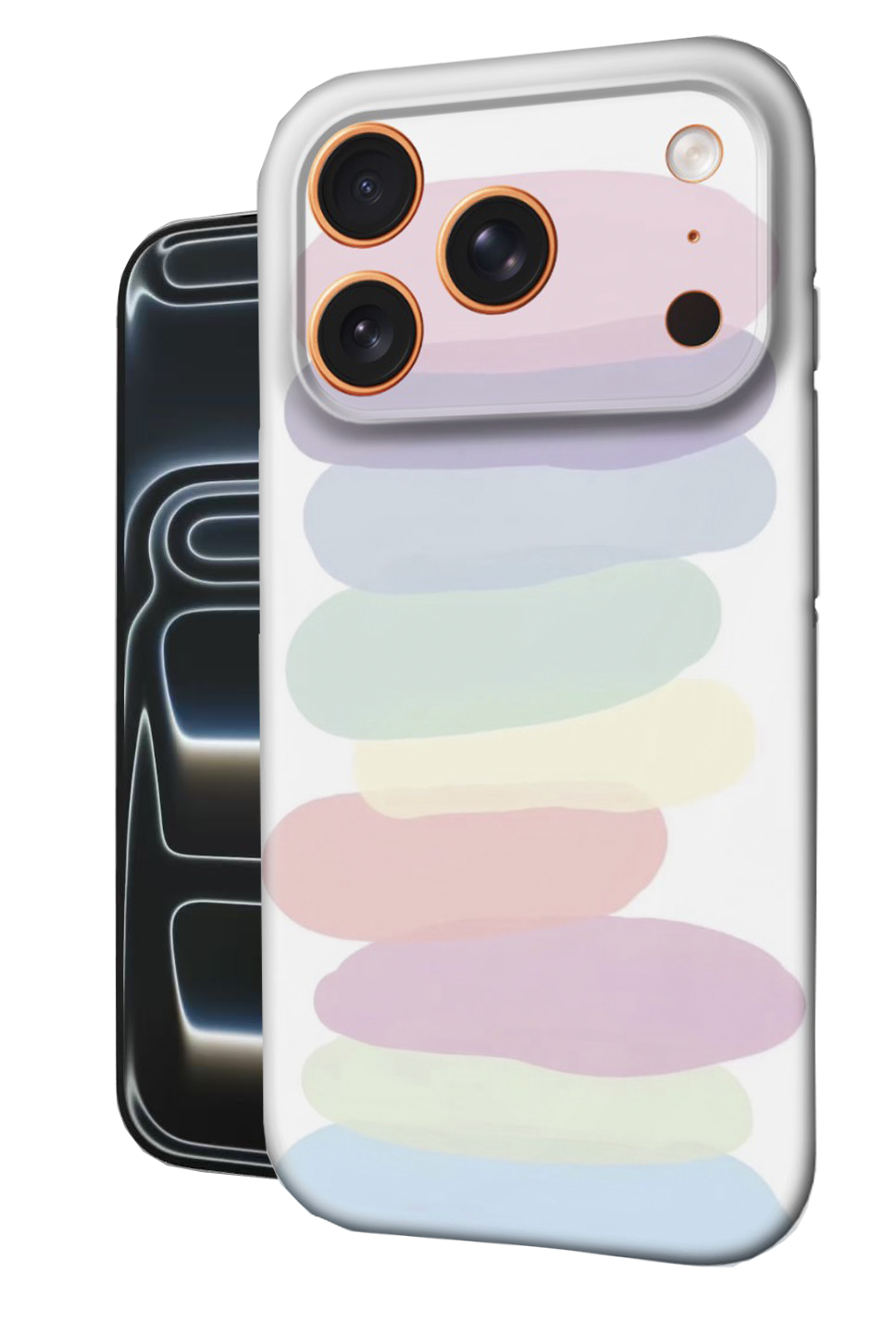 For iPhone 17 Pro Max Slim Case with Camera Lens Protection, Scrawl Pattern