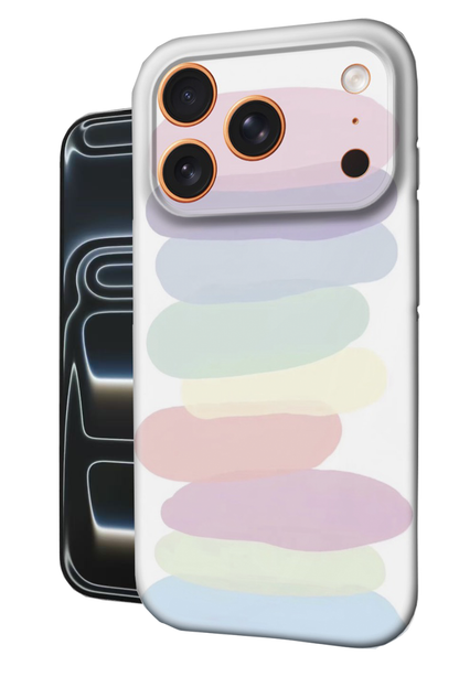 For iPhone 17 Pro Max Slim Case with Camera Lens Protection, Scrawl Pattern