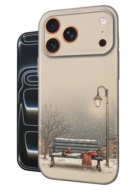 For iPhone 17 Pro Max Slim Case with Camera Lens Protection, Snowynight Pattern
