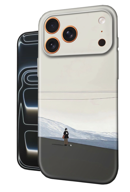 For iPhone 17 Pro Slim Case with Camera Lens Protection, Greysky Pattern