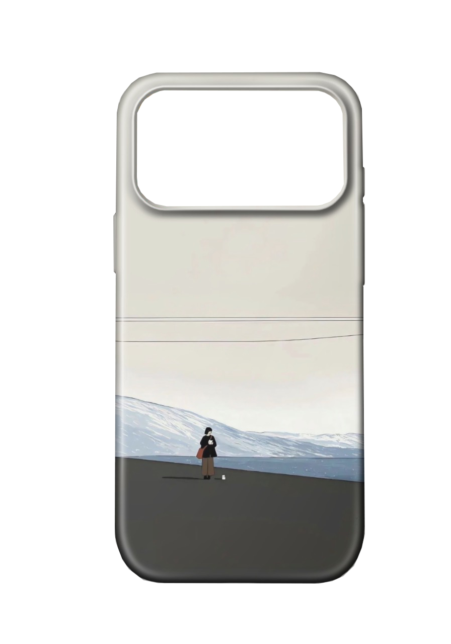 For iPhone 17 Pro Slim Case, Greysky Pattern