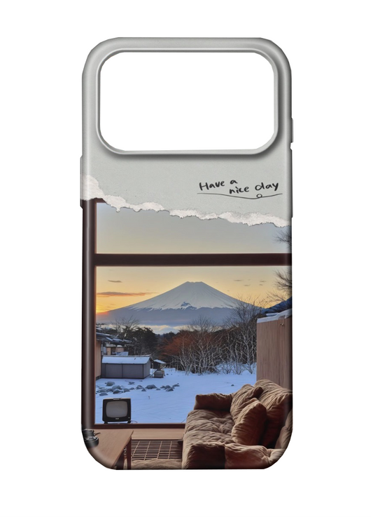 For iPhone 17 Pro Max Slim Case, Winter Pattern