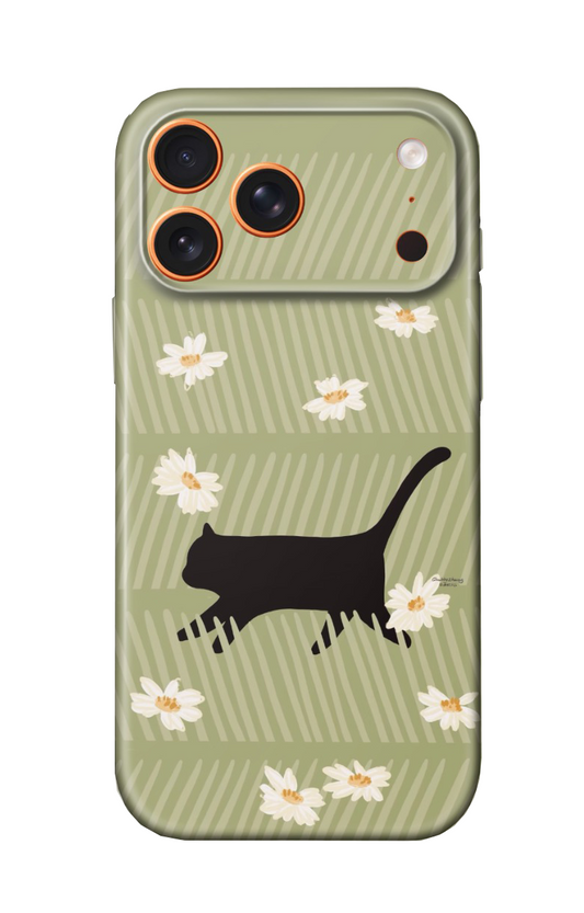 For iPhone 17 Pro Max Slim Case with Camera Lens Protection, Cat Pattern