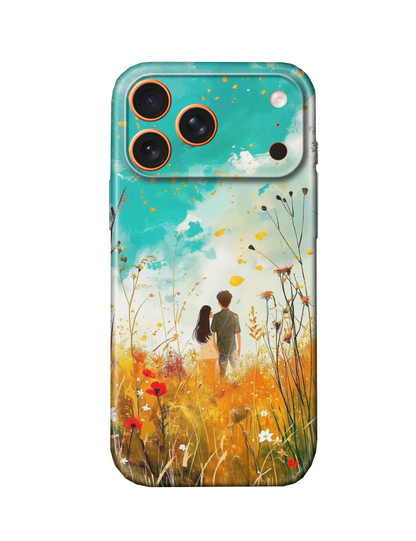 For iPhone 17 Pro Max Slim Case with Camera Lens Protection, AutumGrass Pattern