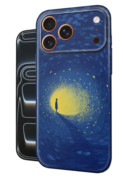 For iPhone 17 Pro Max Slim Case with Camera Lens Protection, Lights Pattern