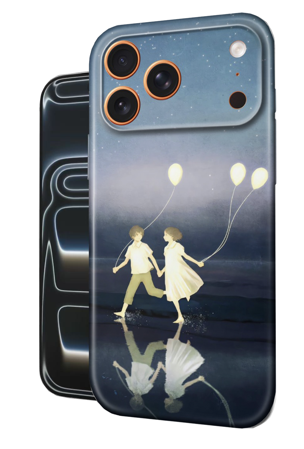 For iPhone 17 Pro Max Slim Case with Camera Lens Protection, Nightofstars Pattern