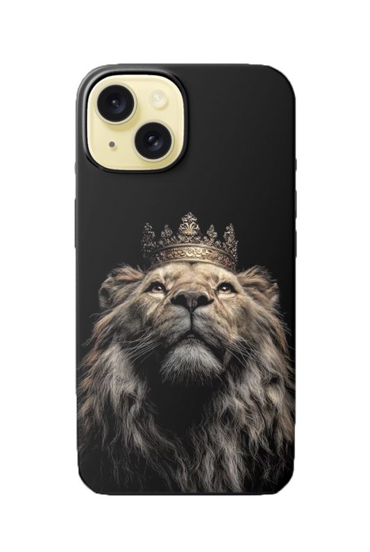 For iPhone 13 Dual layers Magsafe case,Lion Pattern