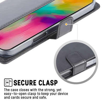 Flip Wallet Case for iPhone 15 -Black