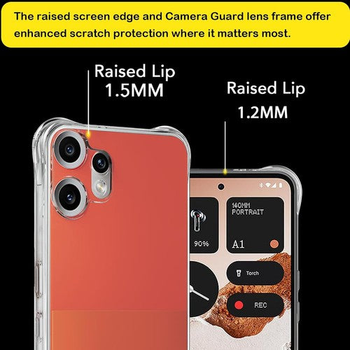 For Nothing CMF Phone 2 Pro 5G Clear Shockproof Gel Case Cover