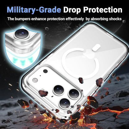 For iPhone 17 Pro Max Clear Case Magsafe Compatible