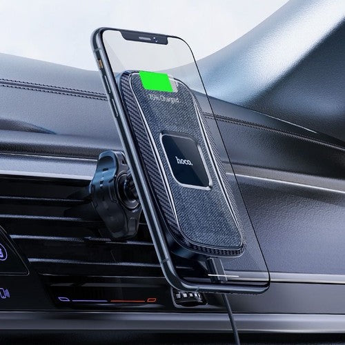 2 In 1 Magnetic Car Mount Suction Vent Wireless Charger