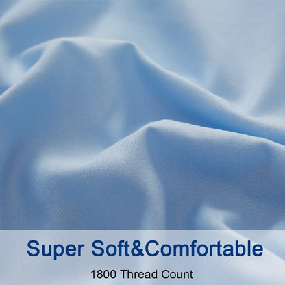 Sheet Set Bed Flat Fitted Single/Double/Queen/King
