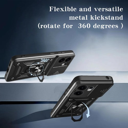 For Oppo Reno13 Pro Shockproof kickstand Case