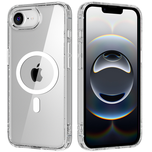 For iPhone 16e MagSafe Case Clear Shockproof  Protective Cover