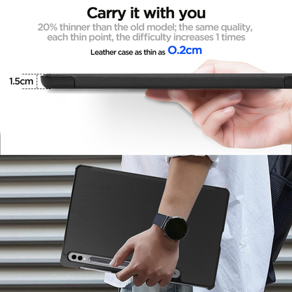 For Samsung Galaxy Tab S10 Ultra/S9 Ultra 14.6" Case Stand Smart Cover
