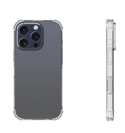 For iPhone 16 Pro Max Case Clear TPU Shockproof