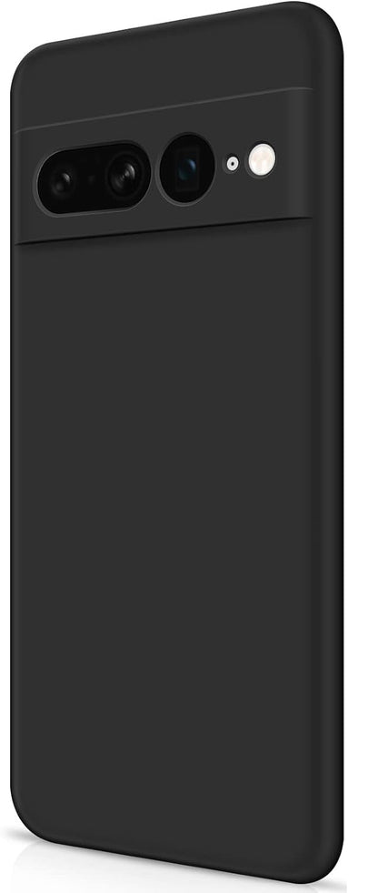For Google Pixel 7 Pro Case Silicone Slim  Shcokproof Black Case