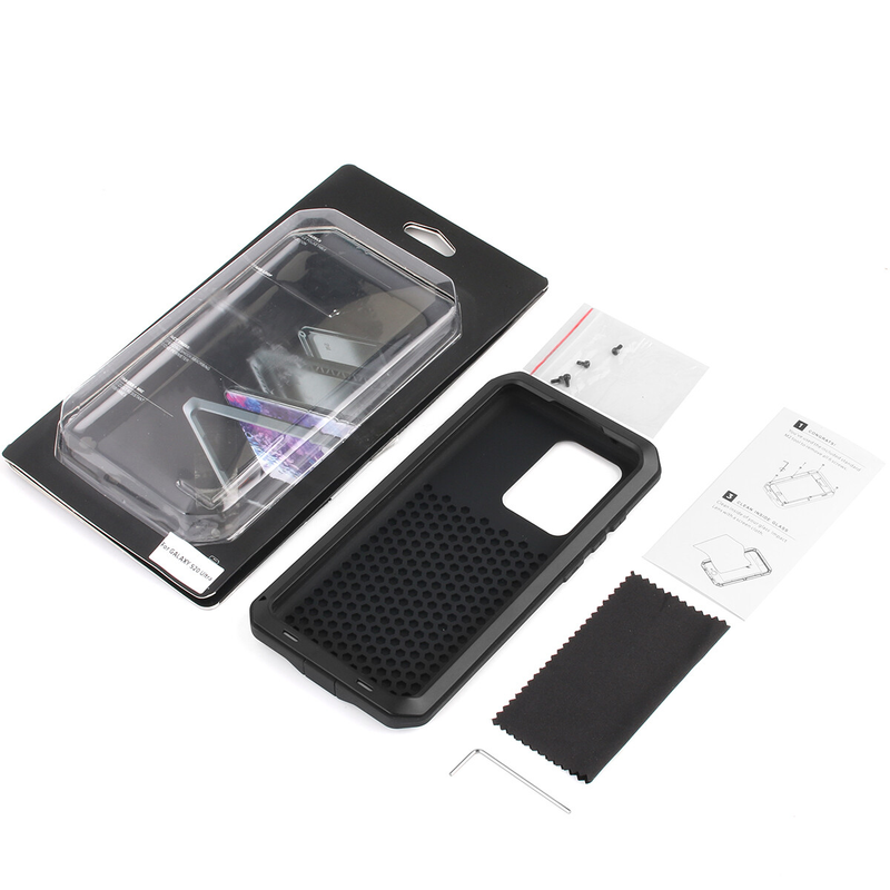 For Samsung Galaxy S22 Ultra Case Heavy Duty Metal Cover