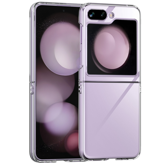 For Samsung Galaxy Z Flip5 Clear Phone Case Slim Transparent
