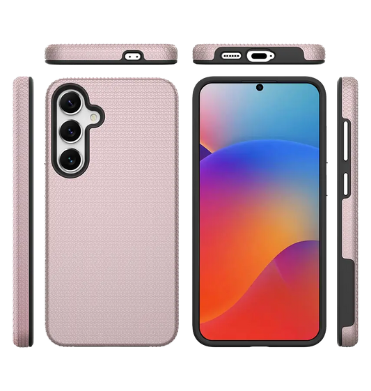 For Samsung Galaxy S22+ Plus Shockproof Case Rugged Rosegold Case