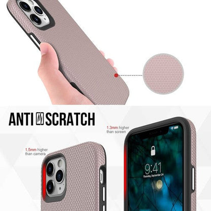 For iPhone 13 Pro Max Shockproof Case Rugged Rosegold Case