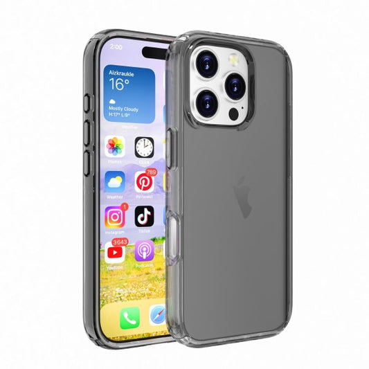 For Iphone 16 Pro Max Case Translucent Black