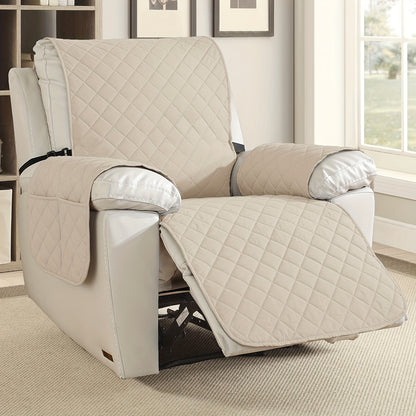 2pcs Waterproof Recliner Chair Non-Slip Cover