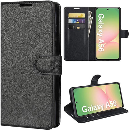 Protective PU Leather Wallet Case Cover for Samsung Galaxy A16