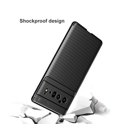 For Google Pixel 8 Pro Case Slim Carbon Fiber Shockproof Heavy Duty Cover