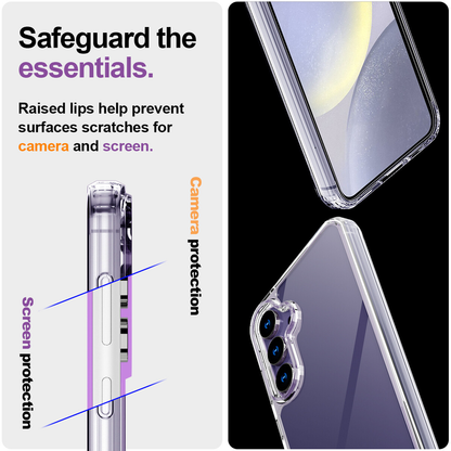For Samsung Galaxy S25 Plus Clear Shockproof  Protective Case