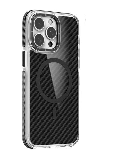 For Apple iPhone 16 Pro  Magsafe Carbon Fiber Heavy duty case