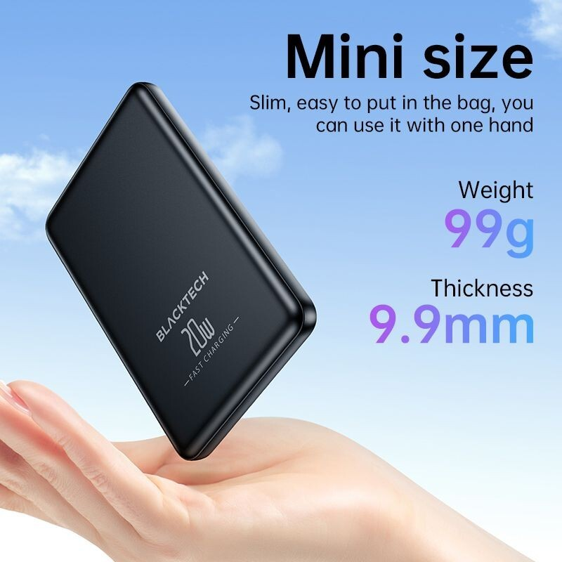 Sleek 5000mAh Fast Portable Power Bank