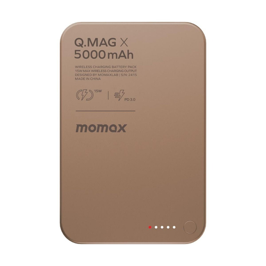 Ultra Slim Universal 5000mAh Magnetic Portable Power Bank-Gold Colour