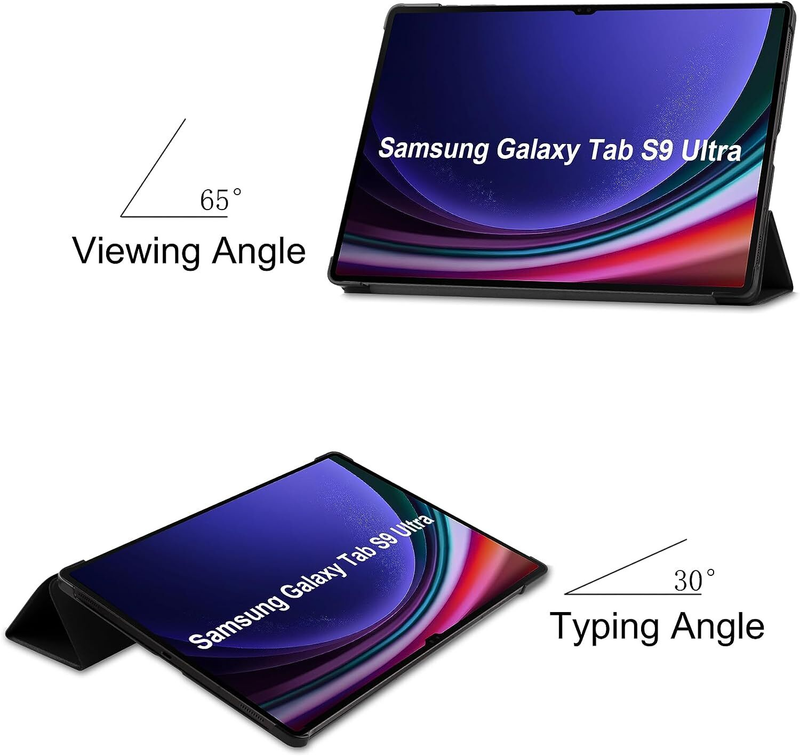 For Samsung Galaxy Tab S10 Ultra/S9 Ultra 14.6" Case Stand Smart Cover