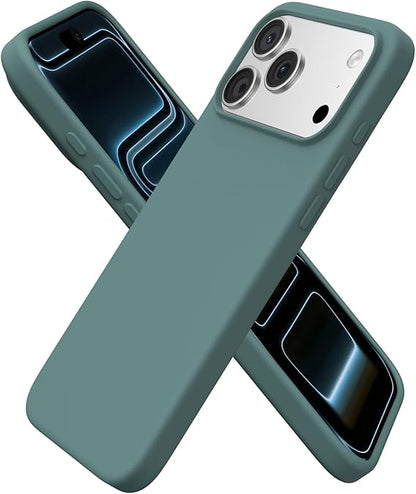 For iPhone 17 Pro Max Green Silicone case