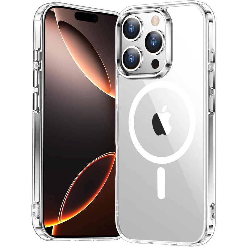 For iPhone 12 Pro Max Clear MagSafe Shockproof Transparent  Protective Case