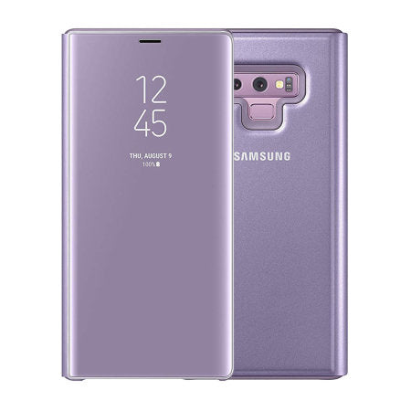 Samsung Clear View Standing Cover for Samsung Galaxy Note 9-Lavender
