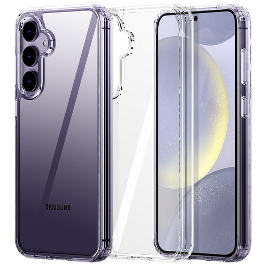 For Samsung Galaxy S25 Plus Clear Shockproof  Protective Case