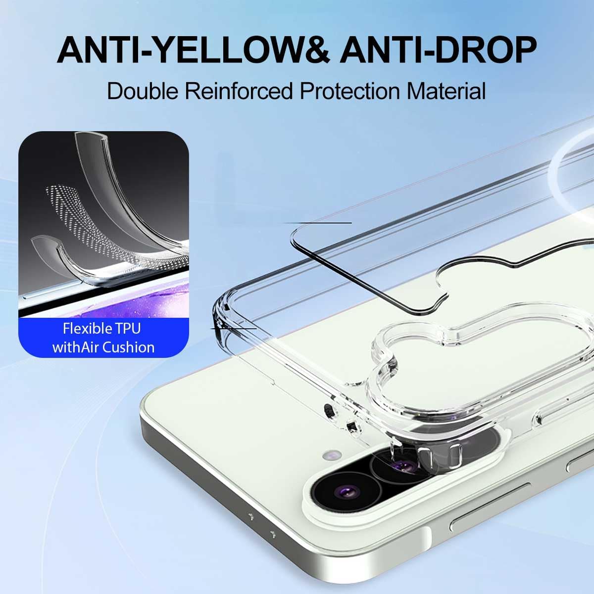 Crystal Clear Shockproof Case For Samsung Galaxy A56 5G