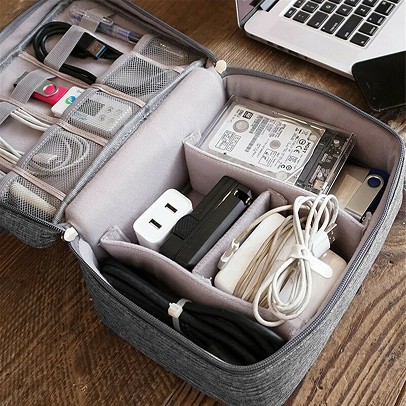 Cable Organizer Travel Bag Charger Cable Accessories Storage