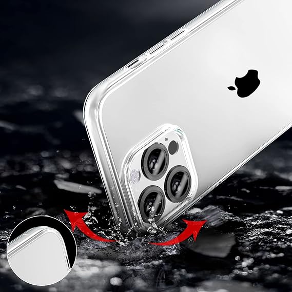 Clear Slim Case For iPhone 14 Shockproof