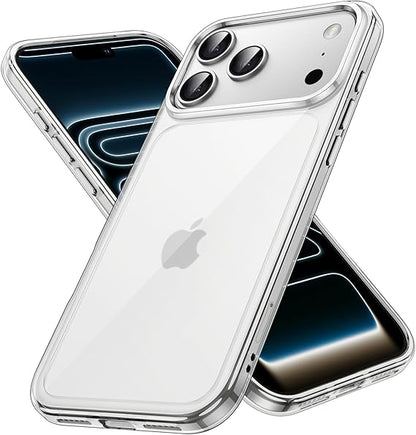 For iPhone 17 Pro Max clear Shockproof case +2 x Screen Protectors