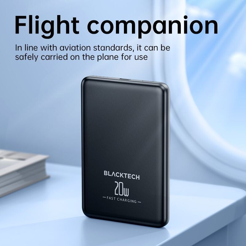 Sleek 5000mAh Fast Portable Power Bank